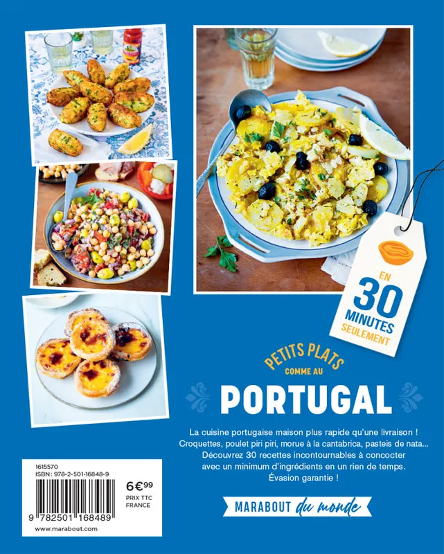Petits plats comme au Portugal    - Marabout - Livre de cuisine - 