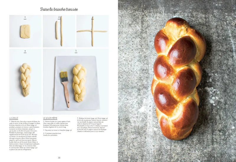 Le petit manuel de la brioche    - Marabout - Livre de boulangerie - 