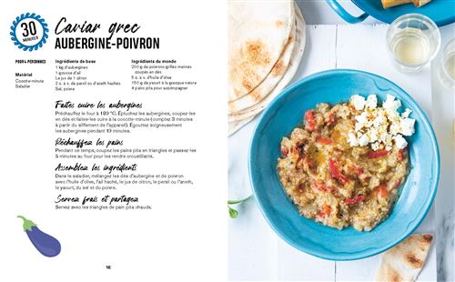 Petits plats comme en Grèce    - Marabout - Livre de cuisine - 