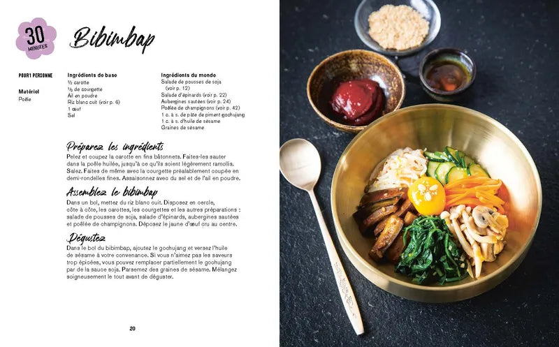 Petits plats comme en Corée    - Marabout - Livre de cuisine - 