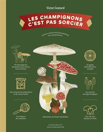 Les Champignons C'est pas sorcier    - Marabout - Livre de cuisine - 