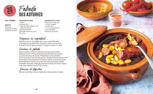 Petits plats comme en Espagne    - Marabout - Livre de cuisine - 