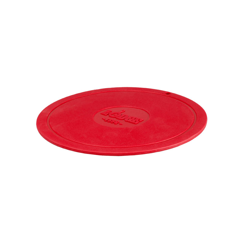 Dessous de plat rond en silicone rouge    - Lodge - Dessous de plat - 