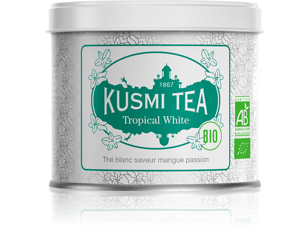 Thé Blanc Tropical - Boîte métal 90g    - Kusmi Tea - Thé et infusion - 