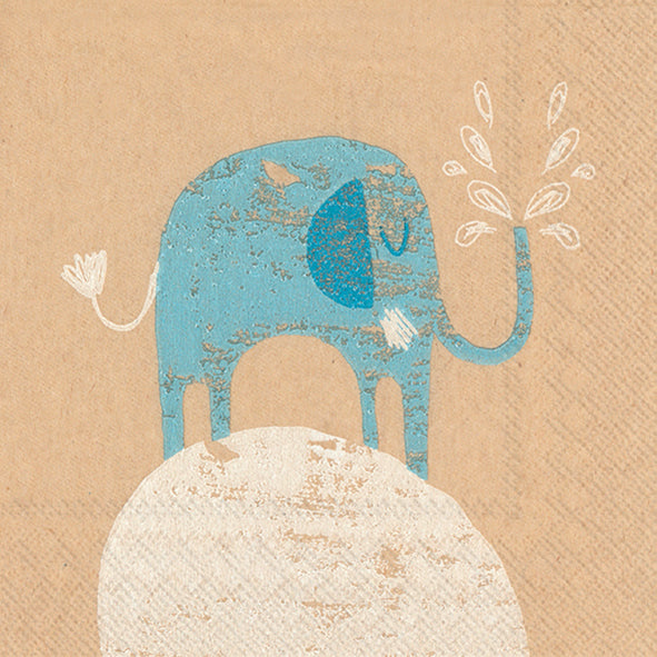 Serviette Cocktail Elephant    - IHR - Serviette - 