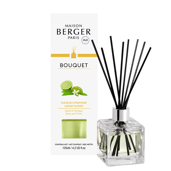 Bouquet parfumé Cube – Fleur de citronnier    - Maison Berger Paris - Parfums d'ambiance - 
