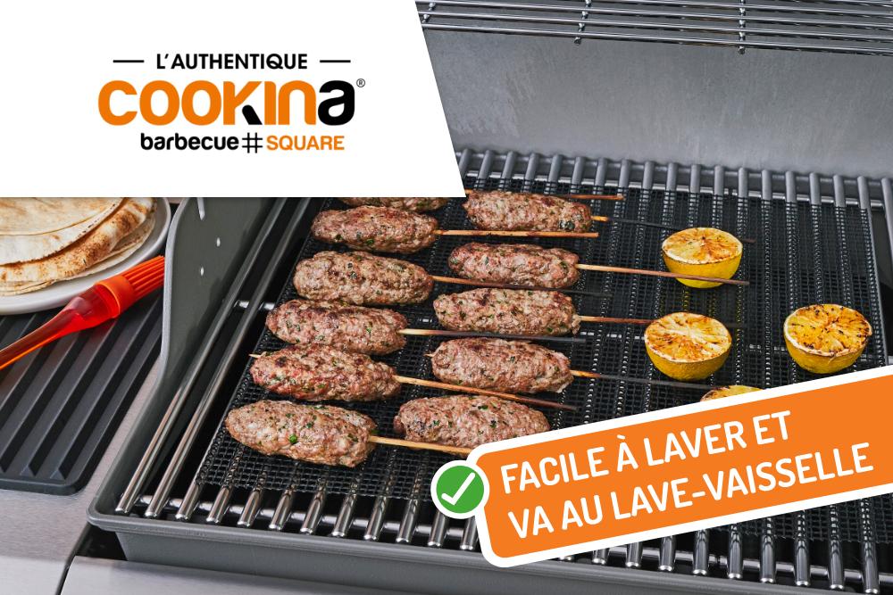 Cookina Barbecue Square Feuille en mailles pour grillades *    - Cookina - Feuille pour grillade - 