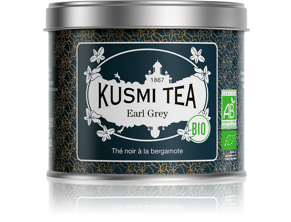 Thé Noir Earl Grey Boîte métal 100g   - Kusmi Tea - Thé et infusion - EARL100