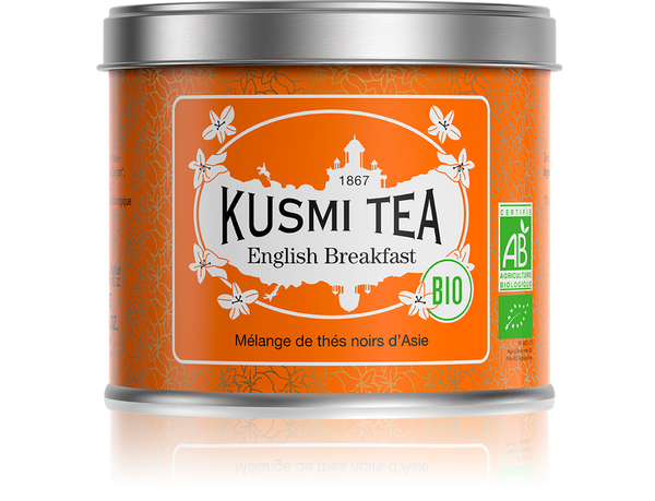 Kusmi Tea Thé de Noël Tsarevna Bio - Boîte métal 120g 
