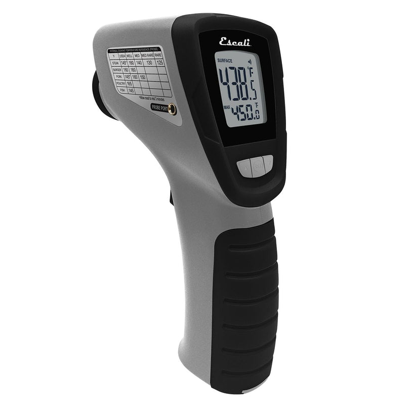 Thermomètre infrarouge de surface et à sonde    - Escali - Thermomètre à bonbon et friture - 
