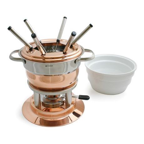 Swissmar Lausanne 11-Piece Copper Fondue Set - Thumbnail 4
