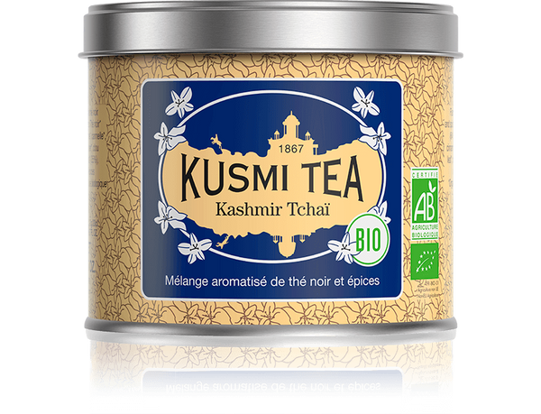 Thé Noir Kashmir Tchaï Boîte Métal 100g   - Kusmi Tea - Thé et infusion - KASH100