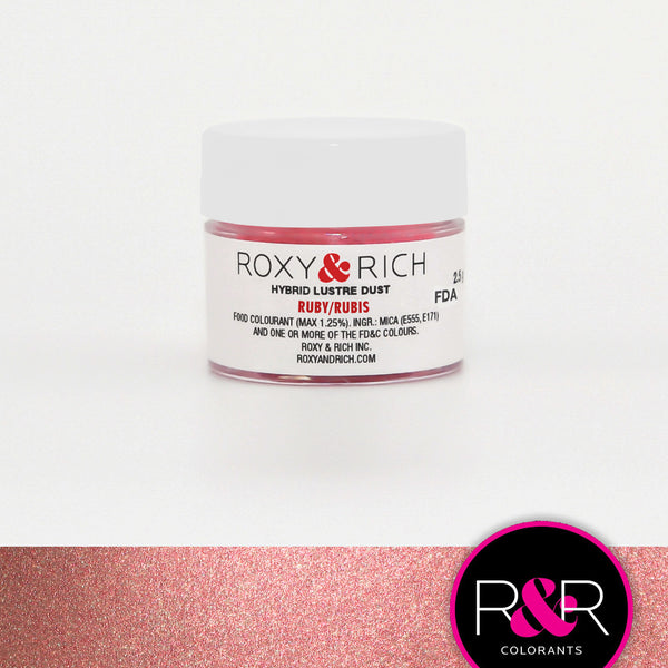 Poudre lustrée hybride Rubis    - Roxy & Rich - Poudre lustrée - 