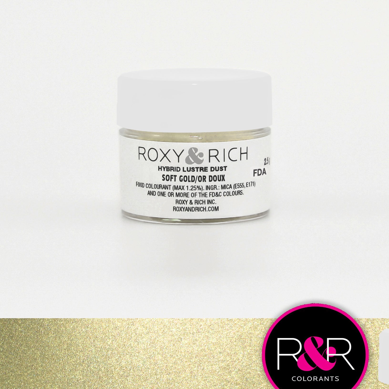 Colorant alimentaire liposoluble 10g Blanc de Roxy & Rich - Ares  Accessoires de cuisine