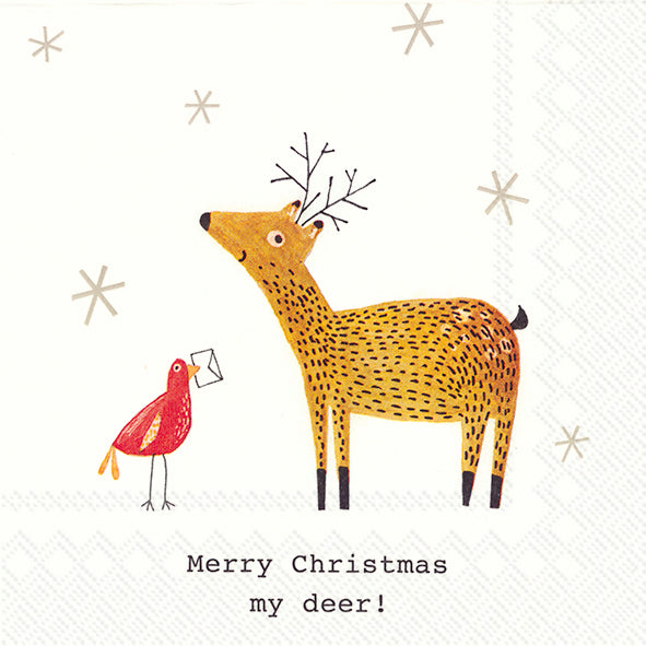 Serviette de table ''merry christmas, my deer''    - IHR - Serviette - 