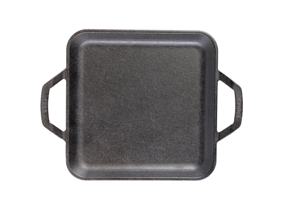 Grille carrée en fonte de 11" de la collection Chef    - Lodge - Gril - 