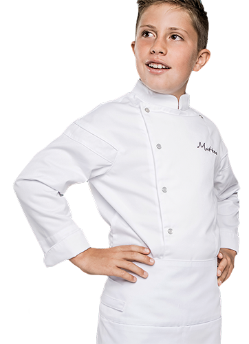 Malaga junior    - Clement Design - Veste cuisine enfant - 