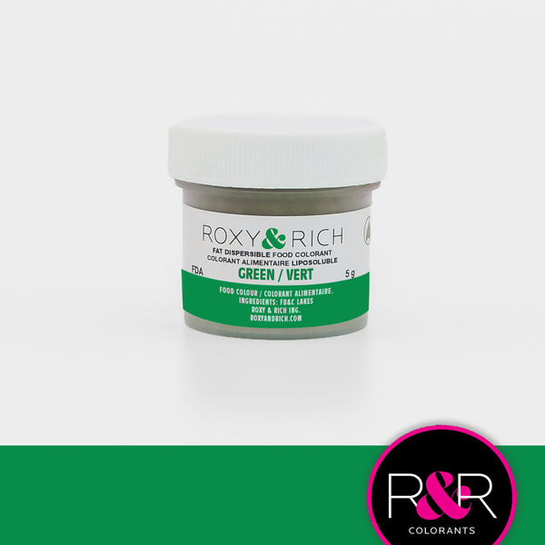 Colorant Alimentaire Liposoluble Vert 5gr   - Roxy & Rich - Colorant alimentaire liposoluble - P5-B07