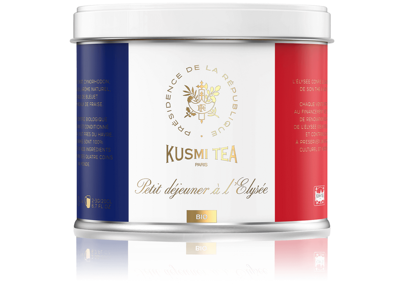 Petit déjeuner à l'Elysée bio - Boîte métal 100g    - Kusmi Tea - Thé et infusion - 