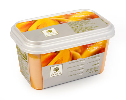 Purée de Mangue surgelée 1kg    - Ravifruit - Purée de fruit - 