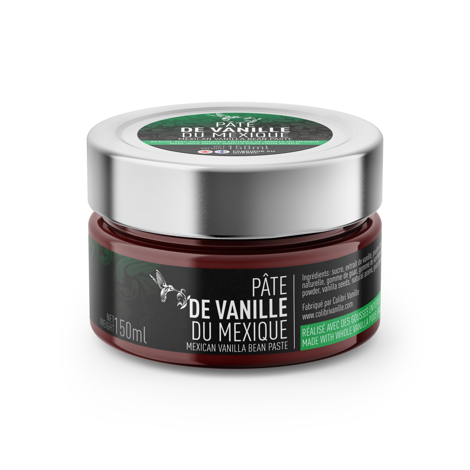 Pâte de vanille du Mexique (110ml)    - Colibri Vanille - Vanille - 