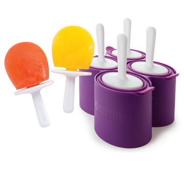 Moules ronds pour 4 pops glacés / Round pop molds *    - Zoku - Appareil à glace et crème glacée - 