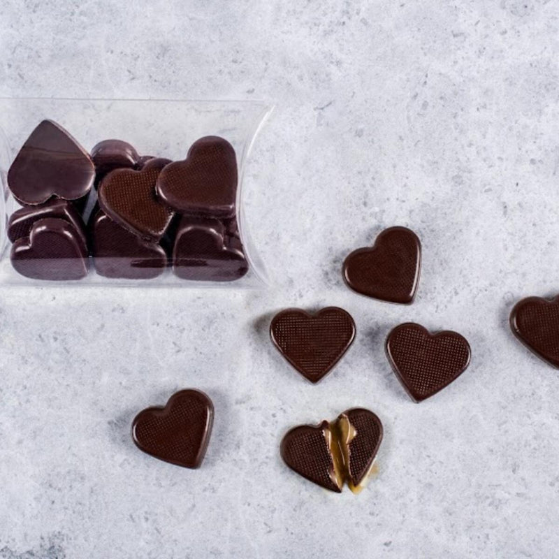 Coussin de 16 pastilles coeur caramel FDS    - Chocolat Boréal - Chocolat - 