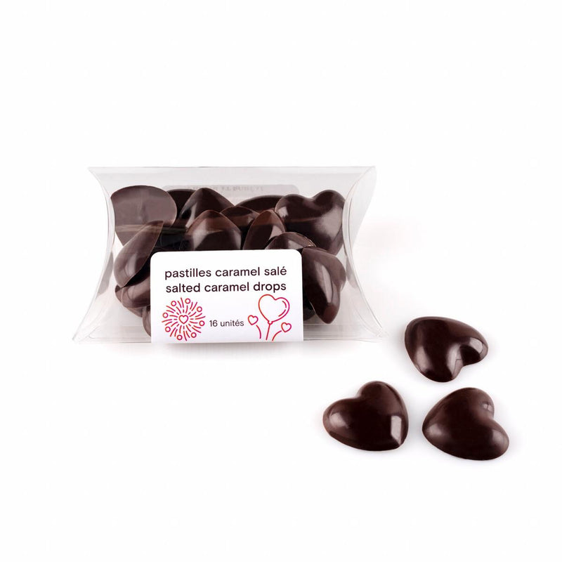 Coussin de 16 pastilles coeur caramel FDS    - Chocolat Boréal - Chocolat - 