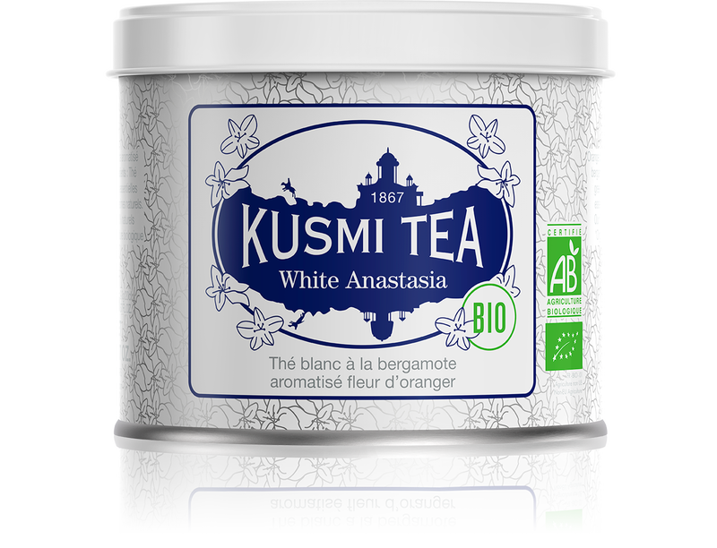 Thé Blanc Anastasia - Boîte métal 90g    - Kusmi Tea - Thé et infusion - 