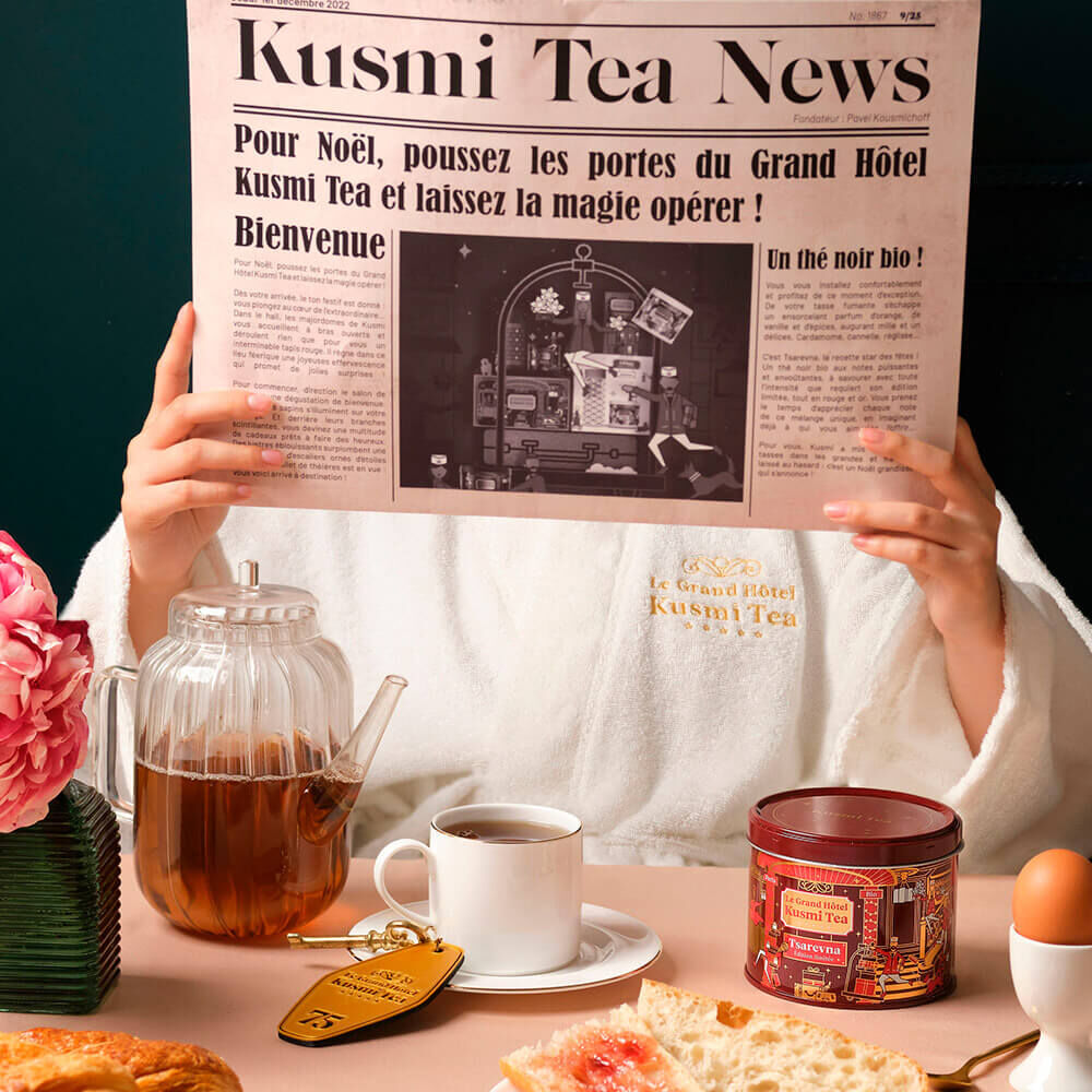Votre thé de noël Tsarevna par Kusmi Tea - Elle à Table