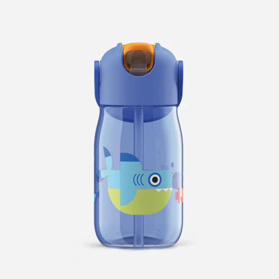 Bouteille Bleu à paille Flip pour enfants    - Zoku - Bouteille d'eau - 