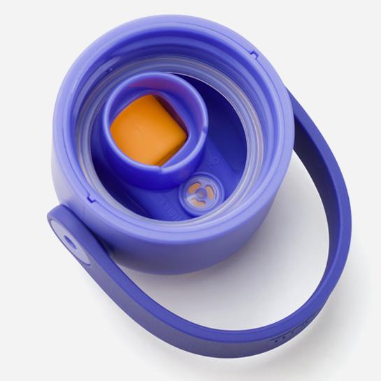 Bouteille Violette à paille Flip pour enfants    - Zoku - Bouteille d'eau - 