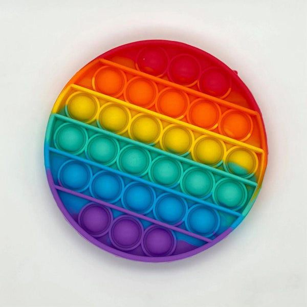 Pop it Fidget - Round - Rainbow