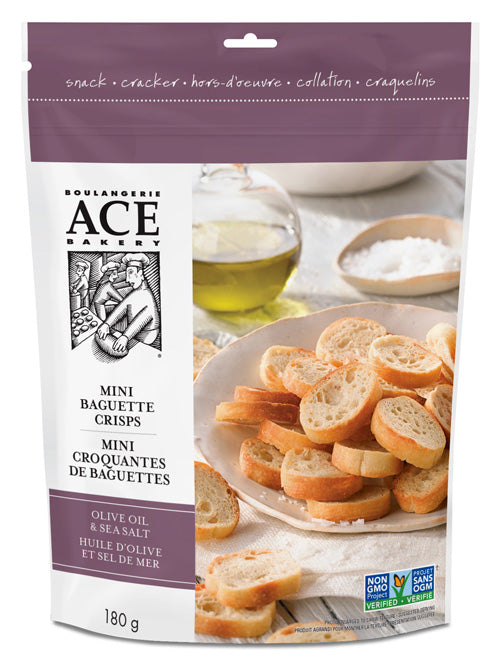 Mini Baguettes croquantes à l'huile d'olive et sel de mer    - Boulangerie Ace Bakery - Croûtons - 