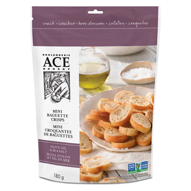 Mini Baguettes croquantes à l'huile d'olive et sel de mer Boulangerie