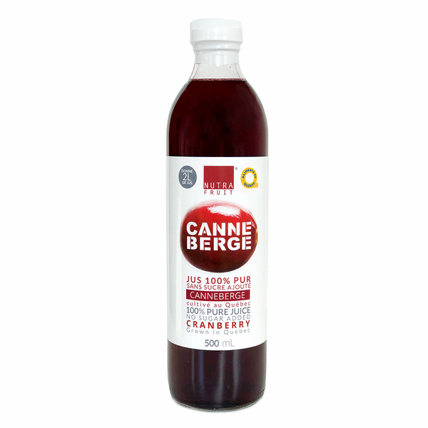 Jus 100% Pur Canneberges sans sucre 500 ml    - NutraFruit Canneberge - Jus - 