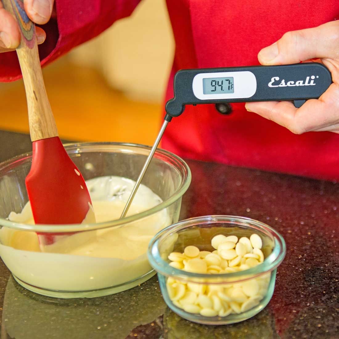 Thermomètre numérique pliable    - Escali - Thermomètre à bonbon et friture - 