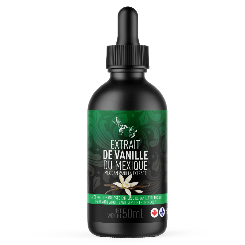 Extrait de vanille du Mexique 50 ml   - Colibri Vanille - Vanille - 628634186022