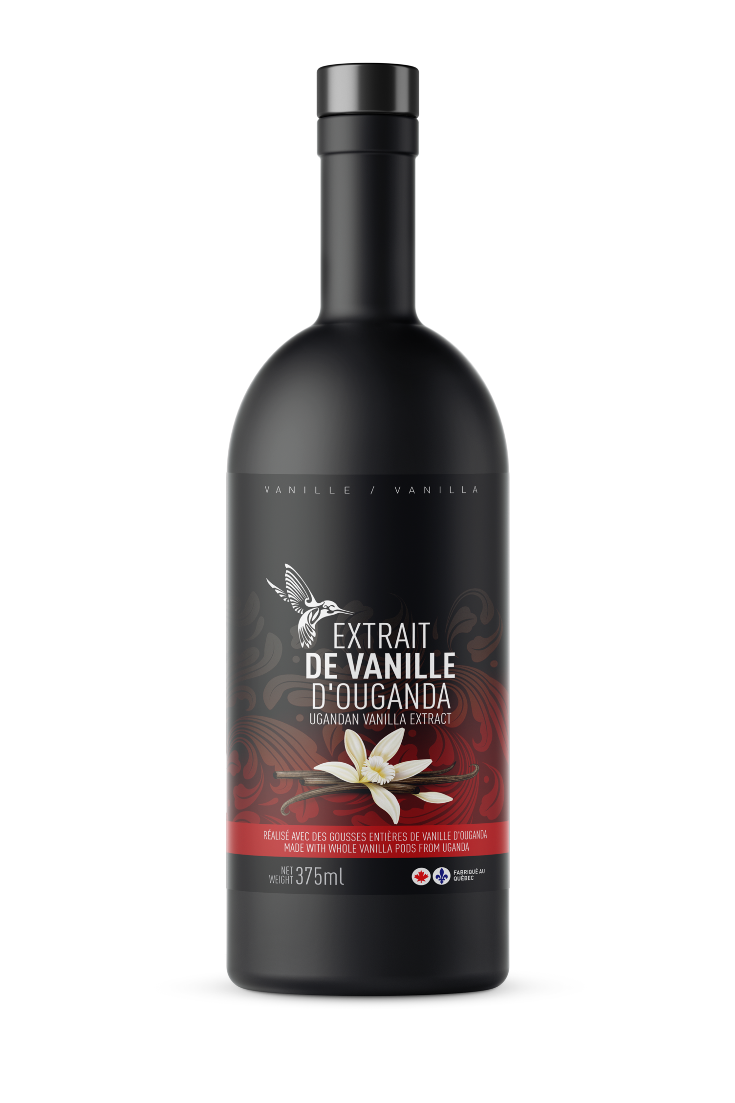 Extrait de vanille d'Ouganda * 375 ml   - Colibri Vanille - Vanille - 628634186701