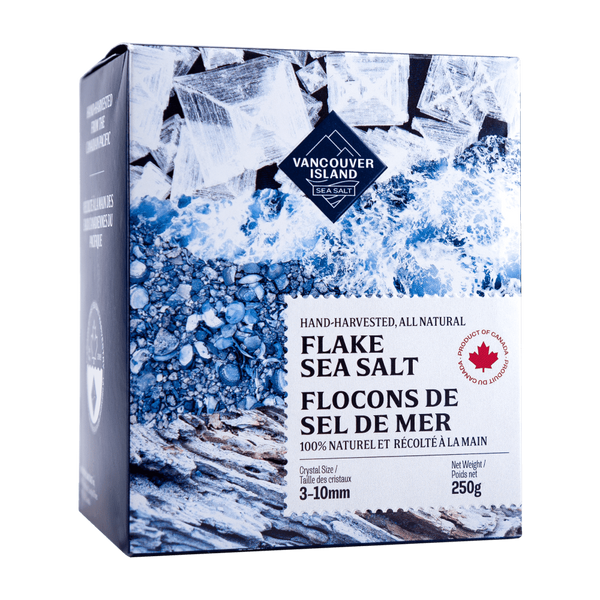 Flocons de sel de mer 250 gr - VANCOUVER ISLAND SEA SALT    - VANCOUVER ISLAND SEA SALT - Sel - 
