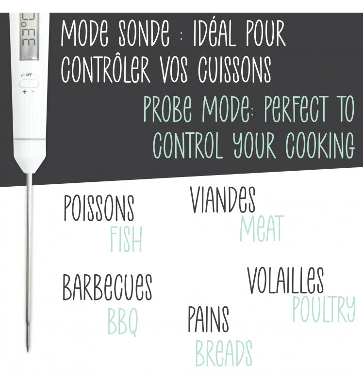 Fouet thermomètre Need'it    - Scrapcooking - Thermomètre de cuisine - 
