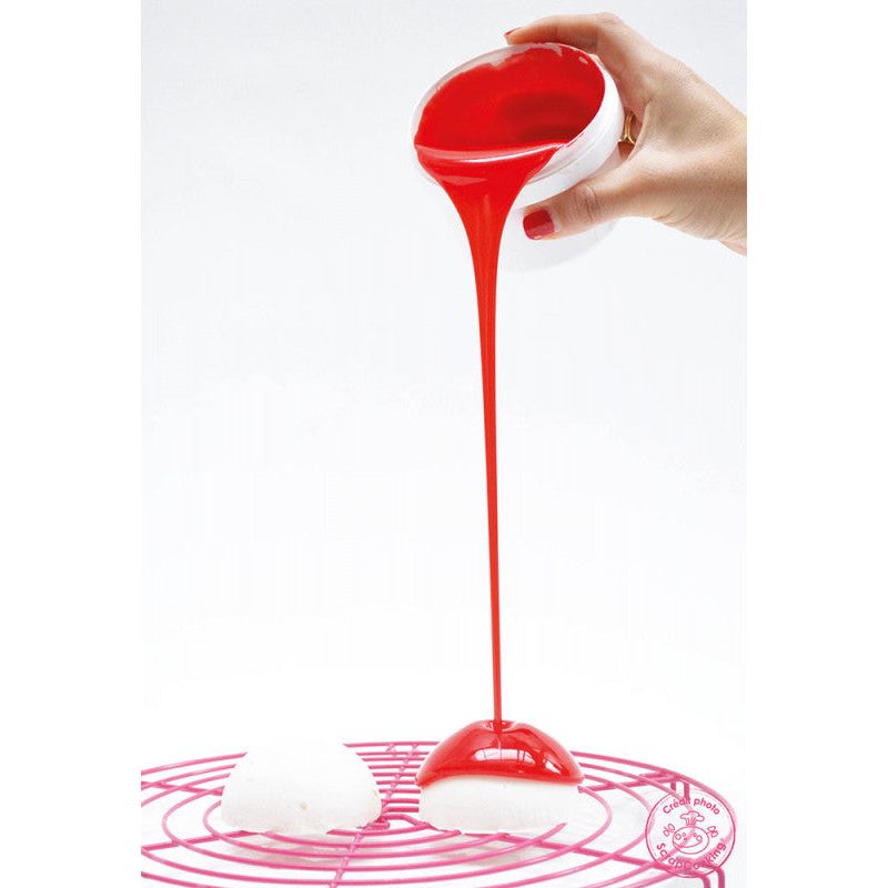 Glaçage Miroir Rouge    - Scrapcooking - Glaçage -  - La Guilde Culinaire