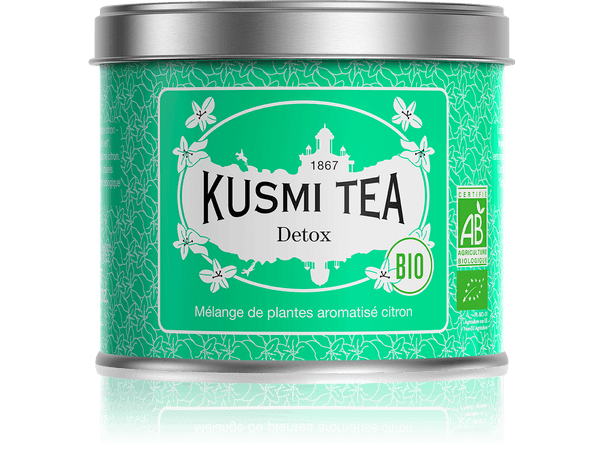 Thé Bien-être - Détox Boîte métal 100g   - Kusmi Tea - Thé et infusion - DETO100