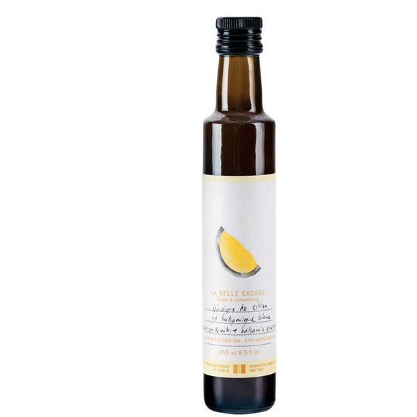 Vinaigre de citron et balsamique blanc 250ml    - La Belle Excuse - Vinaigre - 