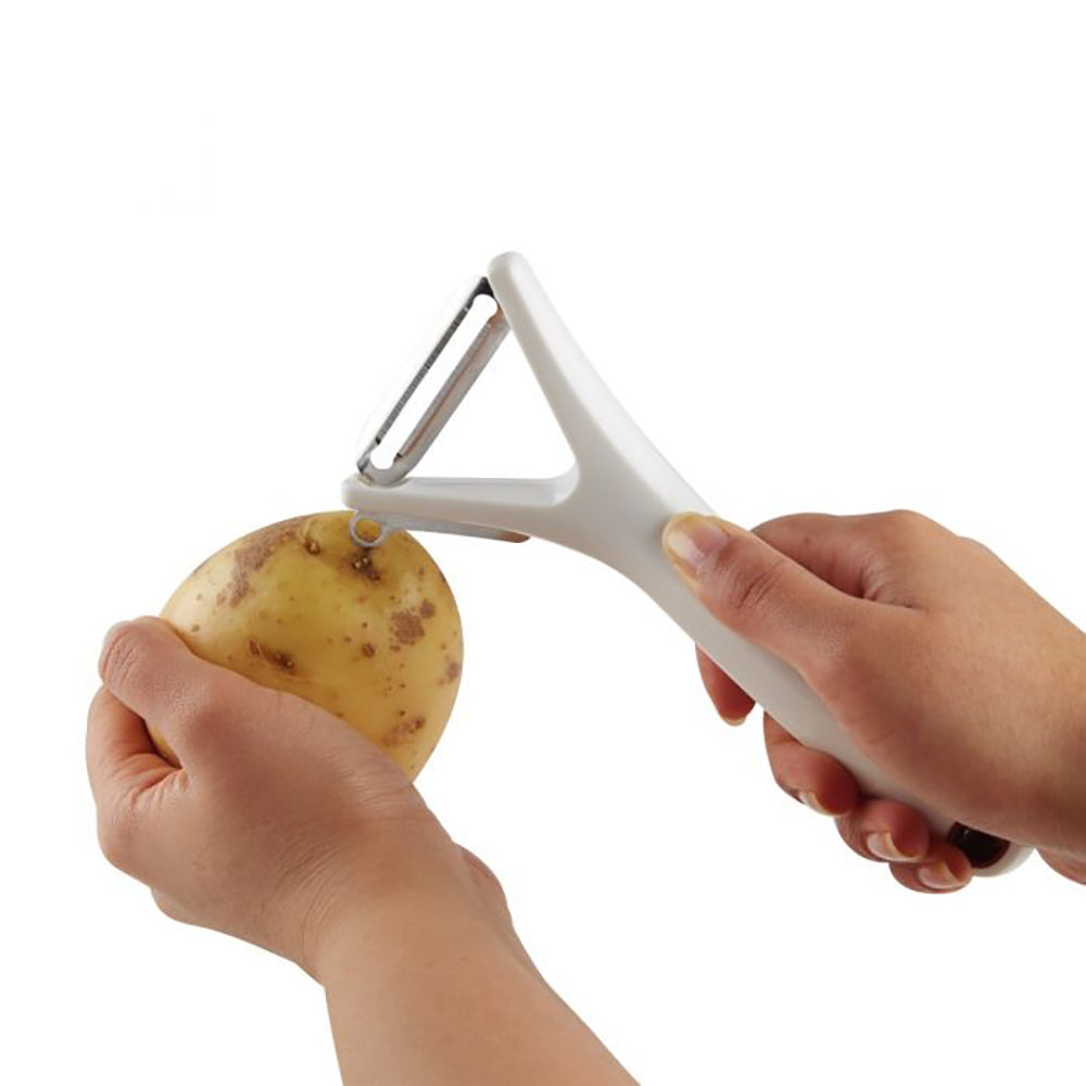 Épluche-légumes horizontal Éplucheur à asperges/pommes de terre/concombre  de Solingen Pour droitier & gaucher vert : : Cuisine et Maison