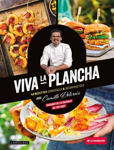 Viva la plancha    - Larousse Ed. - Livre de cuisine - 