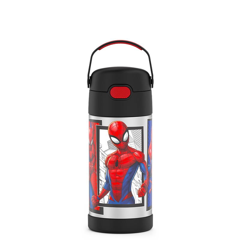Bouteille d'eau funtainer avec paille 12oz - Spider-man    - Thermos - Bouteille d'eau - 