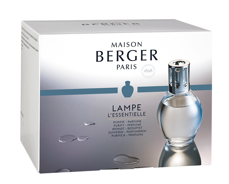 Coffret lampe Berger Essentielle ovale + 250 ml (8,5 oz) Neutre essentiel et 250 ml (8,5 oz) Vent d’océan    - Maison Berger Paris - Parfums d'ambiance - 