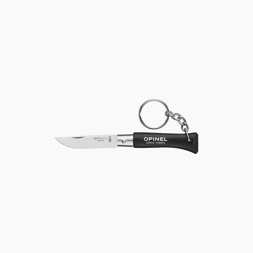 Opinel - N°04 Couteau Porte-Clés - Colorama Noir Brun   - Opinel - Couteau de poche - 002269-brun
