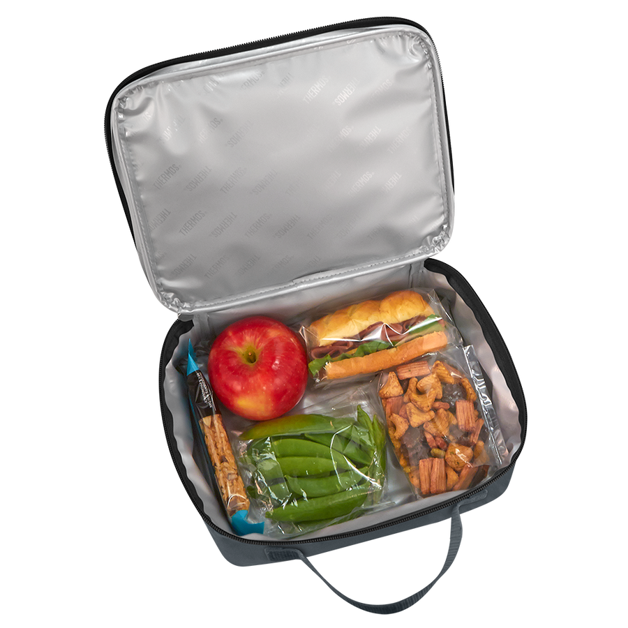 Boîte à lunch standard à carreaux carbon    - Thermos - Boîte à repas - 